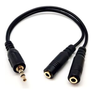 CABLE ADAPTADOR JACK 3.5MM ESTEREO 1 M - 2 H 0.20M