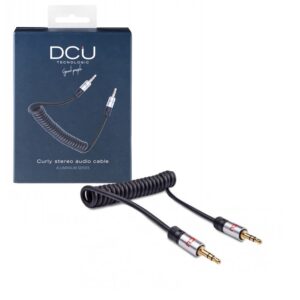 CABLE JACK 3.5mm MACHO - MACHO ESTÉREO DCU RIZADO 1m