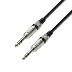 CABLE AUDIO JACK 6.35mm MACHO - MACHO ESTÉREO 1M