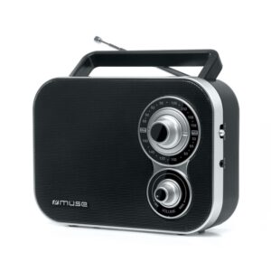 RADIO ANALÓGICA PORTÁTIL FM/MW MUSE M-051R AC/DC NEGRO