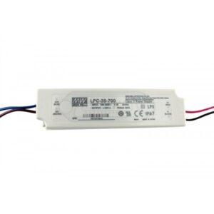 DRIVER LED IP67 DC 9...48V 700mA MEAN WELL CORRIENTE CONSTANTE