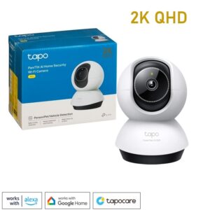 CÁMARA SEGURIDAD IP WiFi AI HOME 2K QHD 360º PAN/TILT TAPO TC72