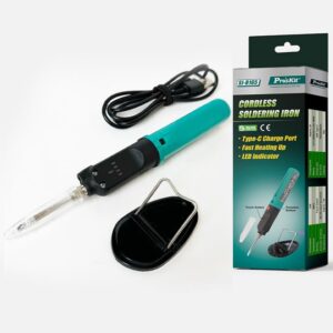 SOLDADOR PÓRTATIL 12W PROSKIT SI-B165 BATERÍA RECARGABLE 5V