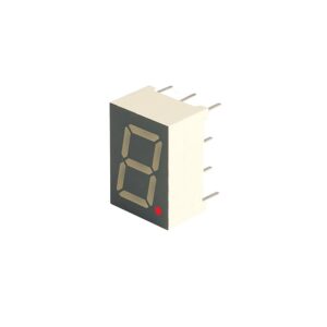 DISPLAY LED 7 SEGMENTOS 1 DIGITO/7mm CÁTODO C. PCB ROJO