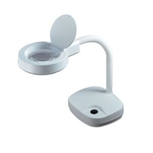 LUPA SOBREMESA LENTE 3.5" DIOPTRÍAS 3/8 DISMOER FLUORESCENTE