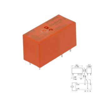 RELÉ DE POTENCIA SCHRACK RT114012 DC 12V (1Co) 12A PCB