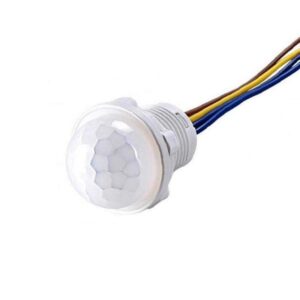 MINI SERSOR PIR INTERRUPTOR AC 220V Ø18mm BLANCO