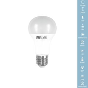 BOMBILLA LED ESTANDAR Ø60mm 15W 230V 1650Lm 6000K E27