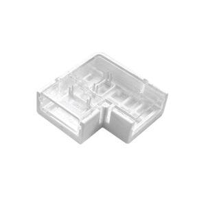 EMPALMADOR ACODADO TIRA LED MONOCOLOR IP44 230V 12mm/6mm