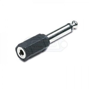 ADAPTADOR JACK 6.3mm MACHO MONO - JACK 3.5mm HEMBRA MONO