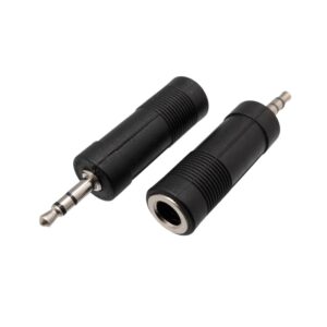ADAPTADOR JACK 3.5mm MACHO ESTÉREO - JACK 6.3mm HEMBRA ESTÉREO