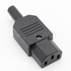 CONECTOR IEC 60320 C13 HEMBRA AÉREA 10A HOMOLOGADO