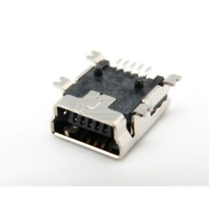 CONECTOR MINI USB TIPO-B 5P HEMBRA 90º C.I.