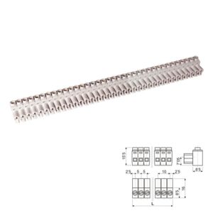 CLEMA ENCHUFABLE 36 PINES HEMBRA 5mm/1.5mm² TORNILLO PCB