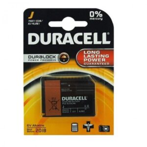 PILA ESPECIAL DURACELL J (7K67) ALCALINA 6V PACK 1U