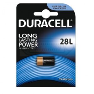 PILA ESPECIAL DURACELL 28L LITIO 6V PACK 1U