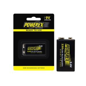 BATERÍA POWEREX 9V 6LR61 230mAh PRECHARGED BLISTER 1U
