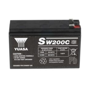 BATERIA PLOMO AGM YUASA 12V 6.5A ALTA DESCARGA (SAI)