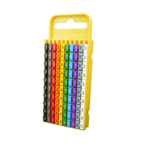 MARCADORES NUMÉRICOS (0...9) + COLOR Ø4.3-5.3mm 10x10 PIEZAS