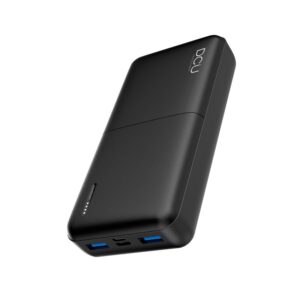 POWER BANK DCU 20.000mAh DOBLE USB QC + USB-C PD NEGRO