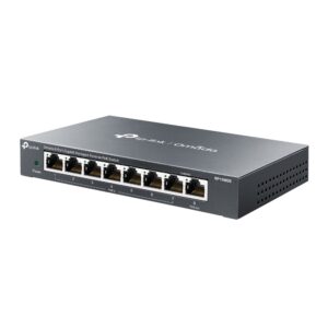 SWITCH POE 8P GIGABIT INVERSO (7x IN/1x OUT) TP-LINK GESTIONABLE METAL