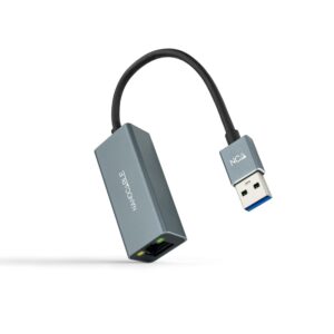 ADAPTADOR USB-A 3.0 - ETHERNET GIGABIT GRIS CABLE 0.15m
