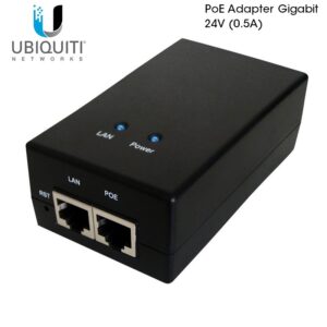 INYECTOR PoE GIGABIT 24VDC 12W 0.5A UBIQUITI