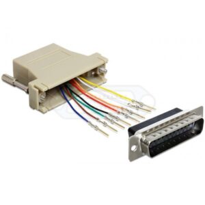 ADAPTADOR SUB-D 25P MACHO - RJ45 CONFIGURABLE
