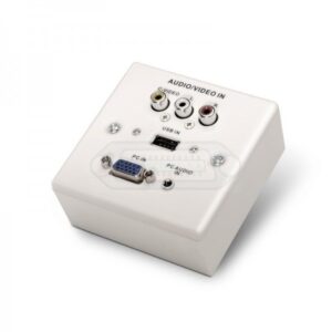 ROSETA DE PARED MULTIMEDIA MULTIPUERTO