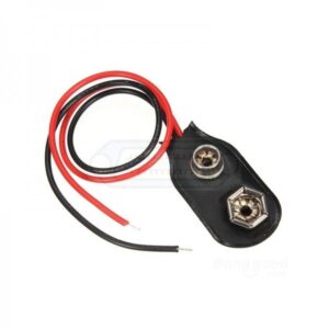 CLIP CONEXIÓN PILA 9V CON CABLE