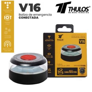 LUZ DE EMERGENCIA V16 IoT GEOLOCALIZADA THULOS v2 DGT 3.0 TELEFÓNICA TECH