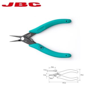 ALICATES DE PUNTA PLANA FINA JBC PLR540