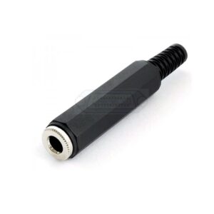 CONECTOR JACK 6.35mm HEMBRA MONO AÉREO PLÁSTICO
