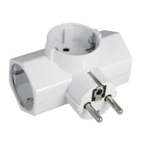 ADAPTADOR ELÉCTRICO 3 SALIDAS SCHUKO (1T ARRIBA)