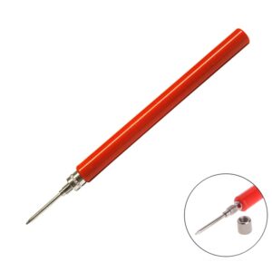 PUNTA DE PRUEBA FINA Ø2mm MANGO LARGO Ø4mm ROJO