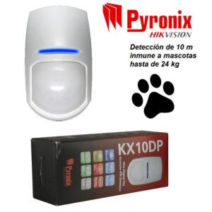 DETECTOR PIR INMUNE MASCOTAS HASTA 24KG. 10M