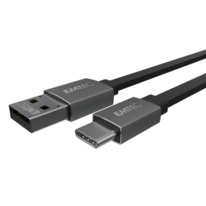 CABLE USB-A a USB-C 3A M-M DATOS/CARGA PLANO 1.2m