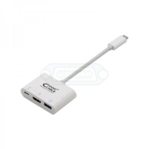 CONVERSOR VIDEO USB-C A HDMI 4K/ USB 3.0/ USB-C 15CMS.