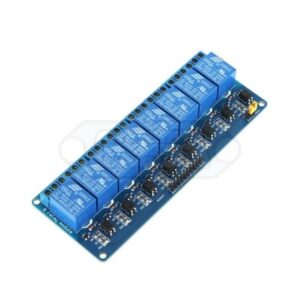 MÓDULO RELÉ 5VDC 8 CANALES 10A/250VAC