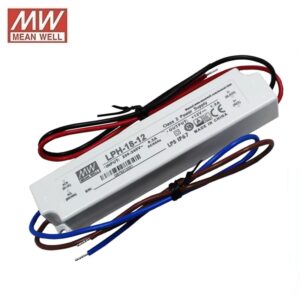 DRIVER LED IP67 DC 12V 1.5A 18W MEAN WELL VOLTAJE CONSTANTE
