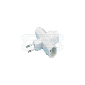 ADAPTADOR ELÉCTRICO 3 SALIDAS EUROPLUG CON PROTECTOR NIÑOS