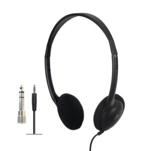 AURICULARES DIADEMA ON-EAR ESTÉREO FONESTAR CABLE 1.2m NEGRO