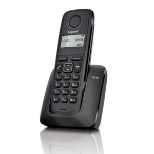 TELEFONO INALAMBRICO GIGASET A116 DECT NEGRO