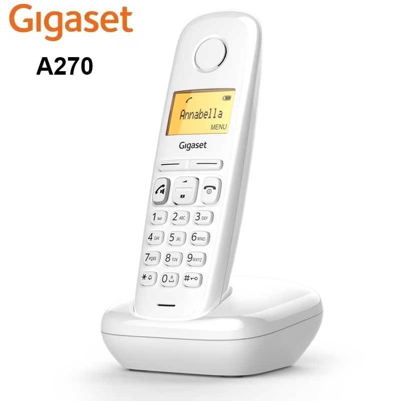 TELÉFONO INALÁMBRICO GIGASET A270 ECO DECT BLANCO