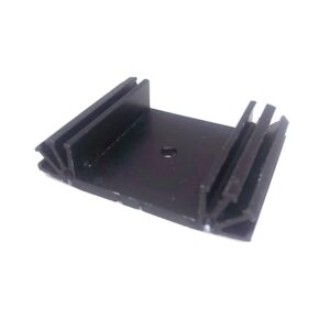 DISIPADOR ALUMINIO 50x37x10mm CON ALETAS VERTICALES