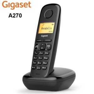 TELÉFONO INALÁMBRICO GIGASET A270 ECO DECT NEGRO