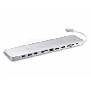 BASE MULTIPUERTO USB-C CON PASARELA DE ALIMENTACIÓN