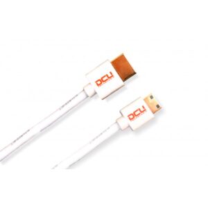 CABLE HDMI - Mini HDMI M-M SLIM HDTV DCU BLANCO 1.5m