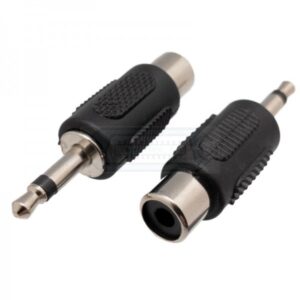 ADAPTADOR JACK 3.5mm MACHO MONO - 1x RCA HEMBRA
