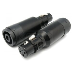 ADAPTADOR SPEAKON 4P MACHO - XLR 3P HEMBRA